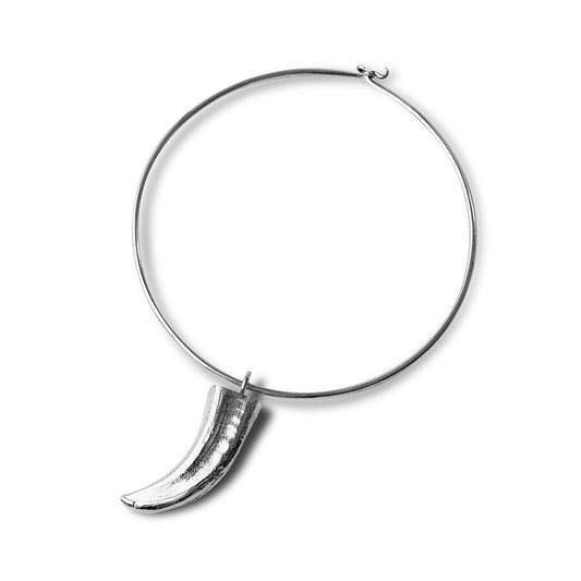 TUSK CHOKER IN SILVER