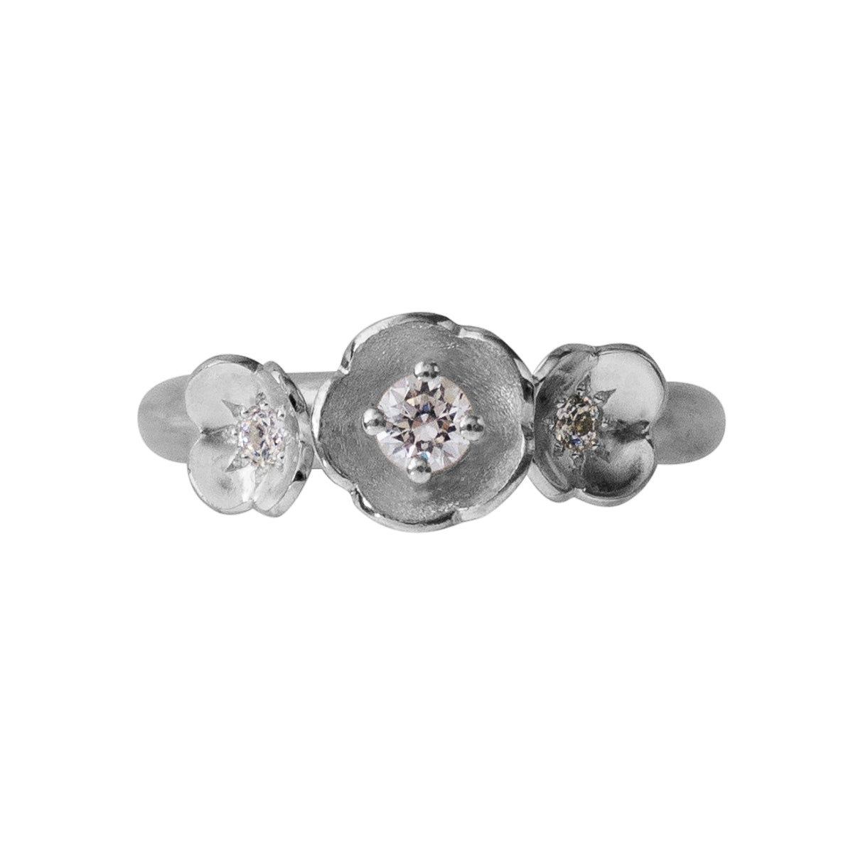 AFRODITE TRILOGY RING - GOLD AND DIAMOND