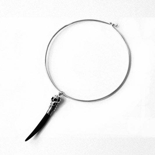 NGUNI SKULL PENDANT WITH DIAMOND