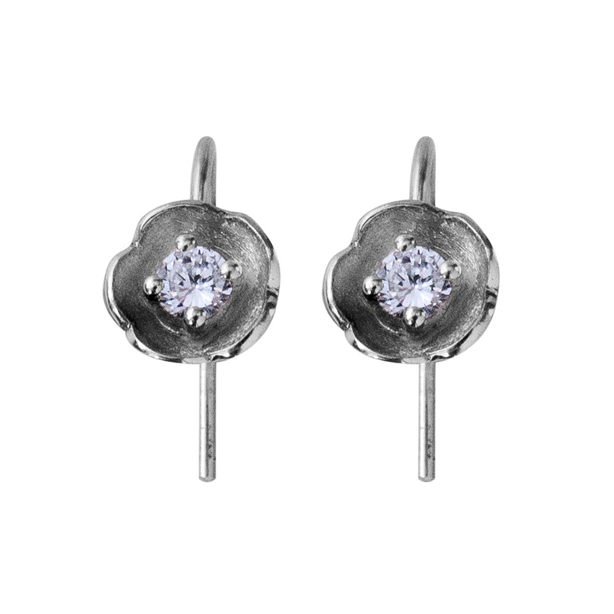 AFRODITE WHITE GOLD AND DIAMOND DROP EARRINGS